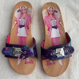 NEW- RARE- Dr. Scholl’s Limited Edition Barbie Graphic Sandals